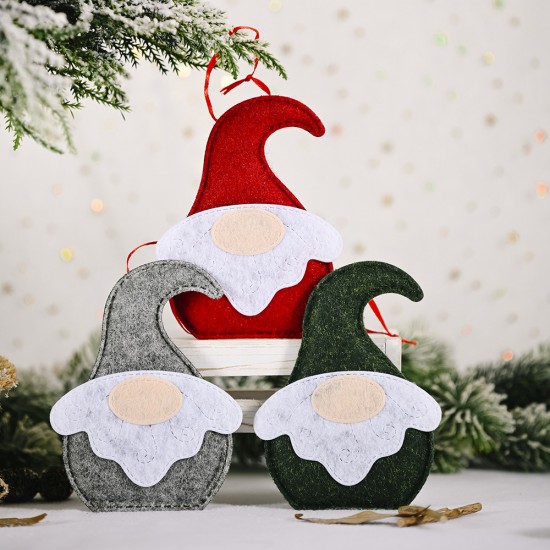聖誕老人無紡布吊飾 創意聖誕樹吊飾 聖誕節必備老人造型小掛飾