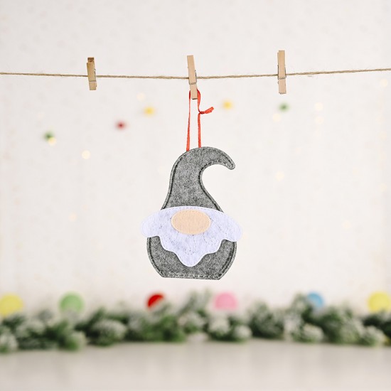 聖誕老人無紡布吊飾 創意聖誕樹吊飾 聖誕節必備老人造型小掛飾