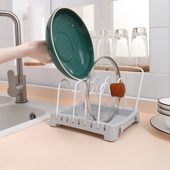 廚房必備U型鍋蓋收納架 多功能廚房收納置物架 創意鍋蓋架