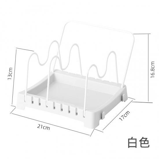 廚房必備U型鍋蓋收納架 多功能廚房收納置物架 創意鍋蓋架