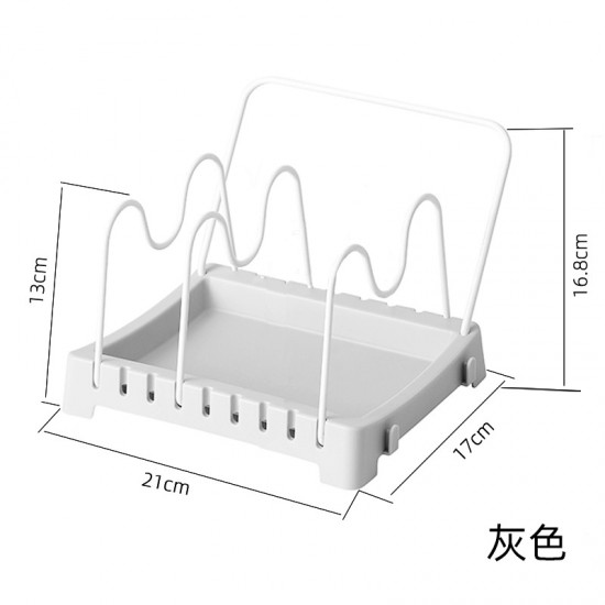 廚房必備U型鍋蓋收納架 多功能廚房收納置物架 創意鍋蓋架
