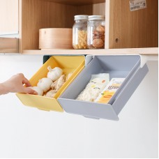 桌下抽屜式收納盒 隱藏式櫥櫃收納盒 黏貼式抽屜 廚房必備儲物盒