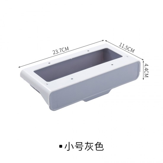 桌下抽屜式收納盒 隱藏式櫥櫃收納盒 黏貼式抽屜 廚房必備儲物盒