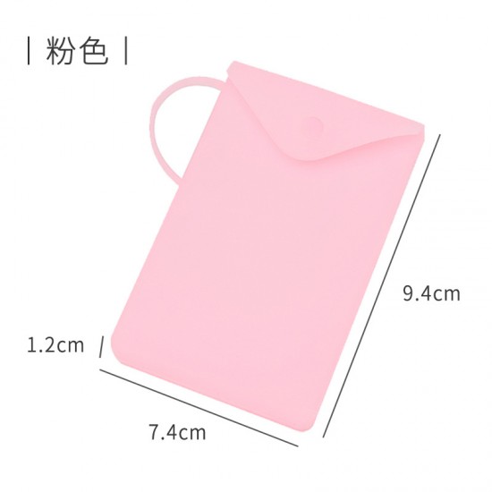 矽膠口罩收納袋 方便攜帶口罩暫存收納盒 創意造型矽膠口罩夾