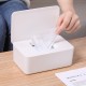 雙色簡約抽取式面紙盒 多功能濕紙巾收納盒 口罩防塵收納盒