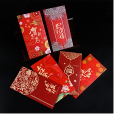 創意紅包袋 新年必備紅包袋 壓歲錢紅包袋 可愛牛牛圖案紅包袋 12個裝