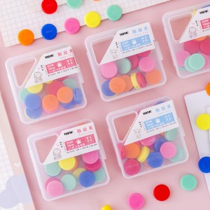 糖果色隨意夾 文件分類書夾 多功能裝釘票夾 小清新可愛書夾 24個裝