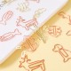 可愛造型金屬迴紋針 辦公學生必備創意造型迴紋針 資料夾書籤 8個裝