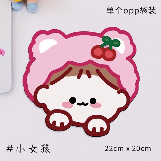 可愛小熊造型滑鼠墊 電腦滑鼠墊 桌墊 創意造型滑鼠墊 電腦周邊