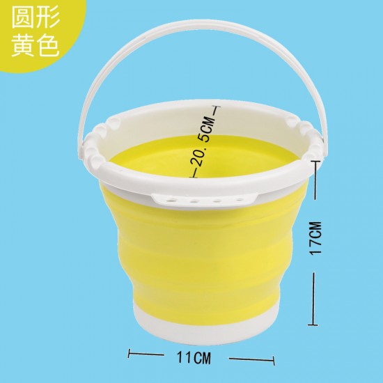 可折疊美術用水桶 多功能摺疊水桶 方便攜帶美術用工具 美術筆筒