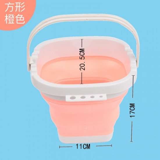 可折疊美術用水桶 多功能摺疊水桶 方便攜帶美術用工具 美術筆筒