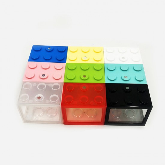 迷你寵物飼養盒 創意可疊加積木小魚缸 寵物生態盒