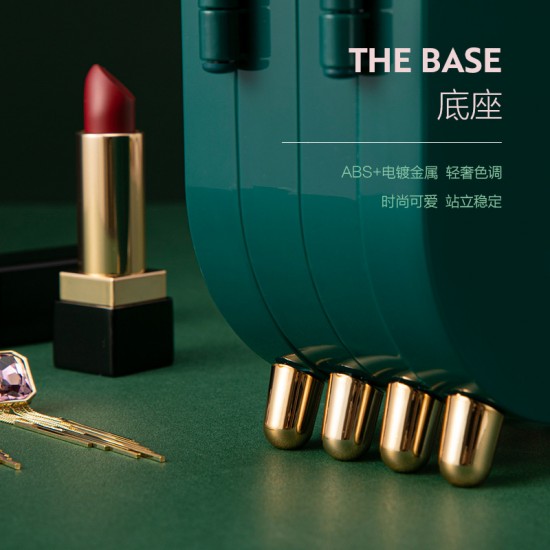 高級屏風摺疊首飾盒 耳環首飾項鍊收納架 多功能首飾展示架 飾品整理收納架