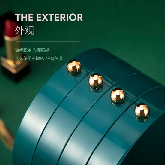 高級屏風摺疊首飾盒 耳環首飾項鍊收納架 多功能首飾展示架 飾品整理收納架