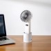 手持搖擺風扇 創意USB充電風扇 辦公居家必備桌面小風扇 LCD顯示電量 手持搖擺風扇 創意USB充電風扇 辦公居家必備桌面小風扇 LCD顯示電量