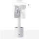 手持搖擺風扇 創意USB充電風扇 辦公居家必備桌面小風扇 LCD顯示電量