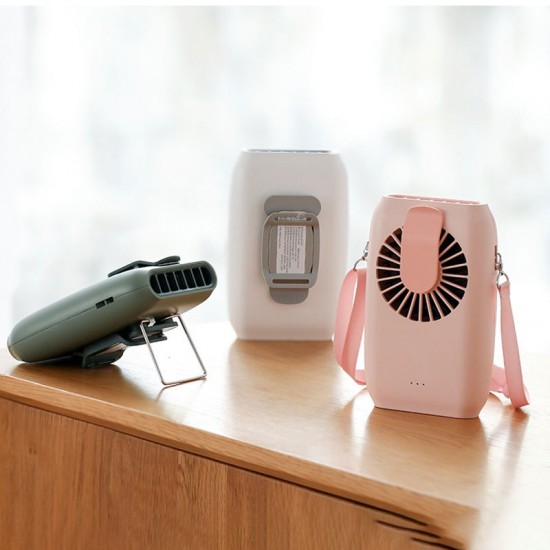 旅行必備USB掛式風扇 手腕小風扇 創意桌面充電式小電扇