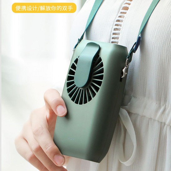 旅行必備USB掛式風扇 手腕小風扇 創意桌面充電式小電扇