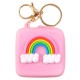 可愛矽膠零錢包 創意圖案鑰匙包 少女必備小零錢包鑰匙圈 吊飾