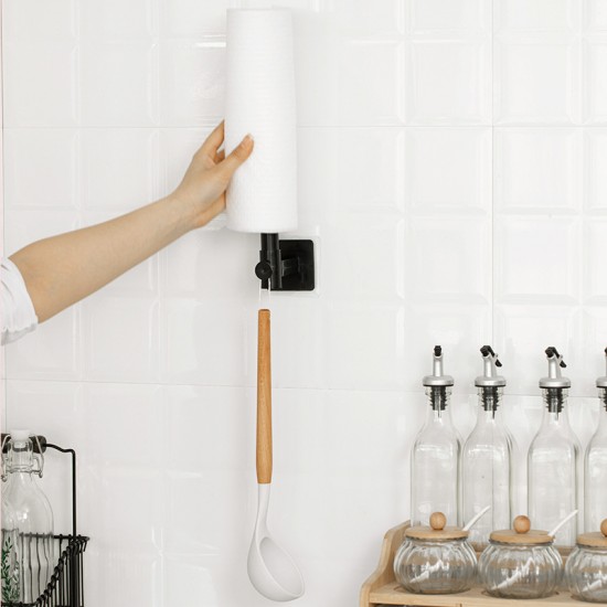 L型可伸縮收納架 創意壁掛式掛架 廚房紙巾收納架 伸縮式掛架