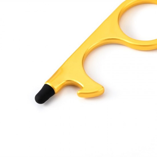 多功能隔離防疫鑰匙圈 防疫觸控鑰匙圈 開瓶器觸控鑰匙圈