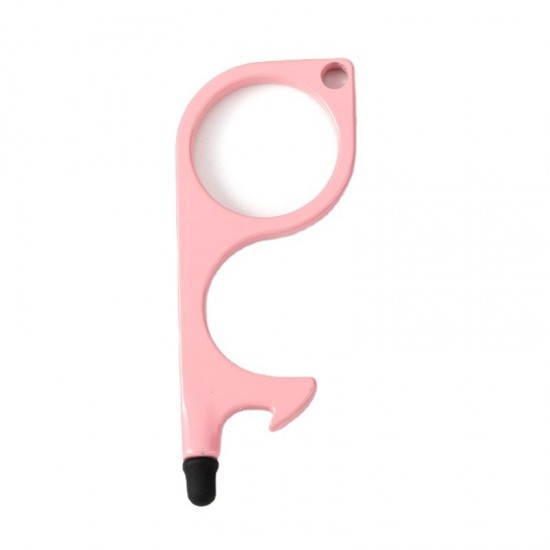 多功能隔離防疫鑰匙圈 防疫觸控鑰匙圈 開瓶器觸控鑰匙圈