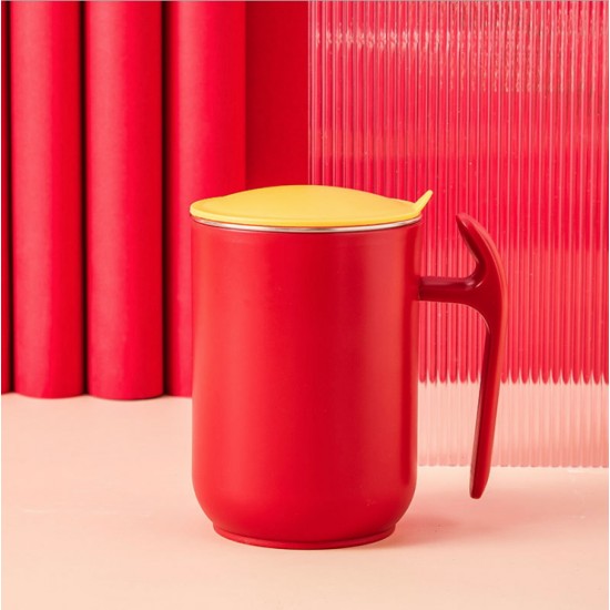 304不鏽鋼馬克杯 辦公必備咖啡杯 雙層隔熱防燙保溫杯 創意磨砂防滑水杯