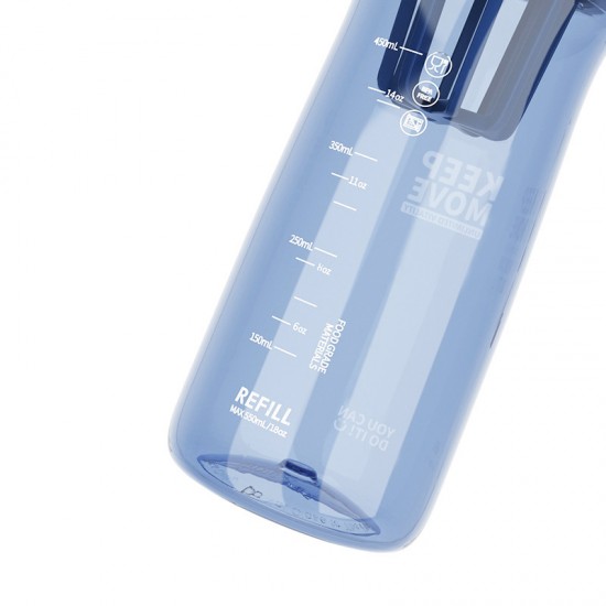 彈跳杯蓋運動冷水壺 創意搖搖攪拌杯 650ml手提運動水壺 刻度直飲杯