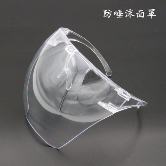 全罩式防飛沫護目鏡 防護隔離面罩 防霧太空鏡