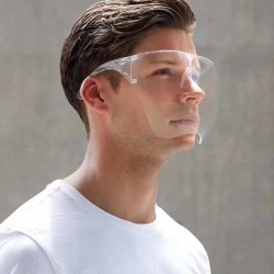 全罩式防飛沫護目鏡 防護隔離面罩 防霧太空鏡