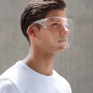 全罩式防飛沫護目鏡 防護隔離面罩 防霧太空鏡