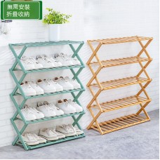 簡易多層摺疊鞋架 宿舍必備置物架 免安裝鞋架 經濟型多用途收納架