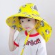 可愛兒童夏季遮陽帽 戶外必備披肩透氣遮陽帽 可愛動物圖案帽子