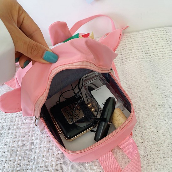 可愛皇冠恐龍後背包 創意多色百搭雙肩包 可愛造型小後背包