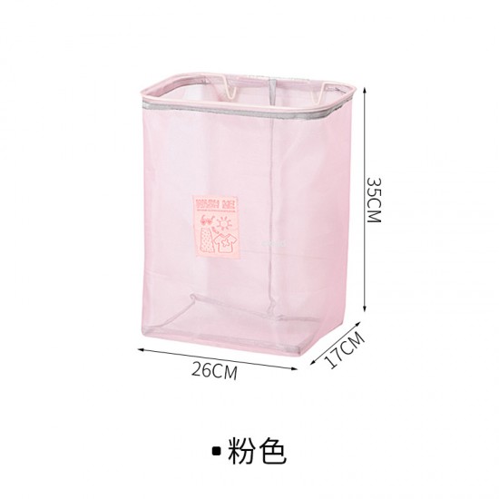 壁掛式網格髒衣籃 可折疊浴室置物籃 居家必備洗衣籃 收納籃