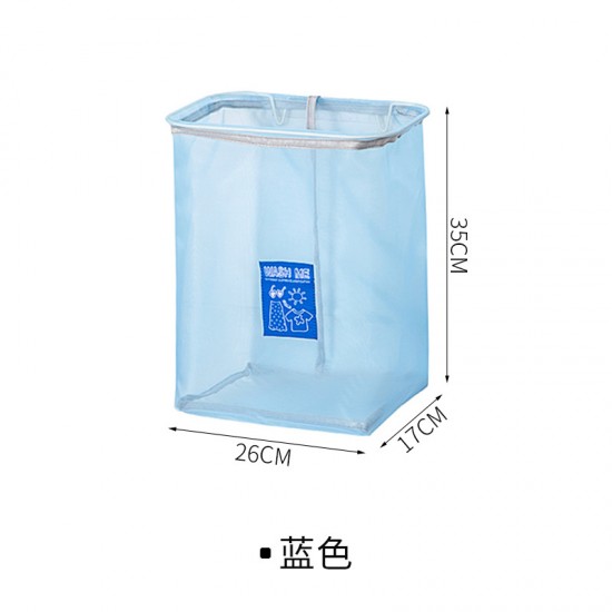 壁掛式網格髒衣籃 可折疊浴室置物籃 居家必備洗衣籃 收納籃