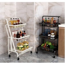 平行摺疊多功能手推車 自動控制角度手推車 居家必備推車置物架