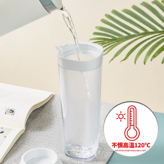 過濾網冷水壺 居家必備密封旋轉茶壺 U型嘴茶壺 多功能泡茶水壺