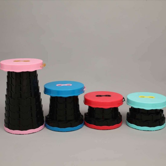 戶外伸縮摺疊板凳 可調節高度座椅 方便攜帶小椅子