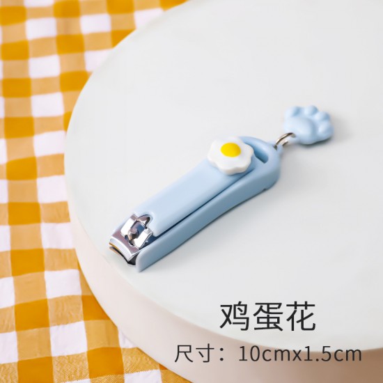 可愛貓爪不銹鋼指甲剪 立體圖案指甲刀 修甲 平口指甲剪 美甲工具