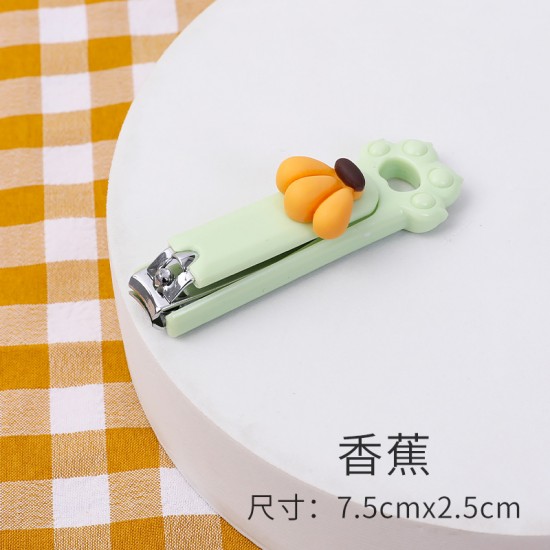 可愛貓爪不銹鋼指甲剪 立體圖案指甲刀 修甲 平口指甲剪 美甲工具