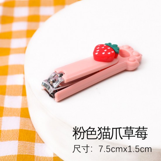 可愛貓爪不銹鋼指甲剪 立體圖案指甲刀 修甲 平口指甲剪 美甲工具