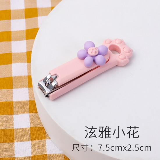 可愛貓爪不銹鋼指甲剪 立體圖案指甲刀 修甲 平口指甲剪 美甲工具