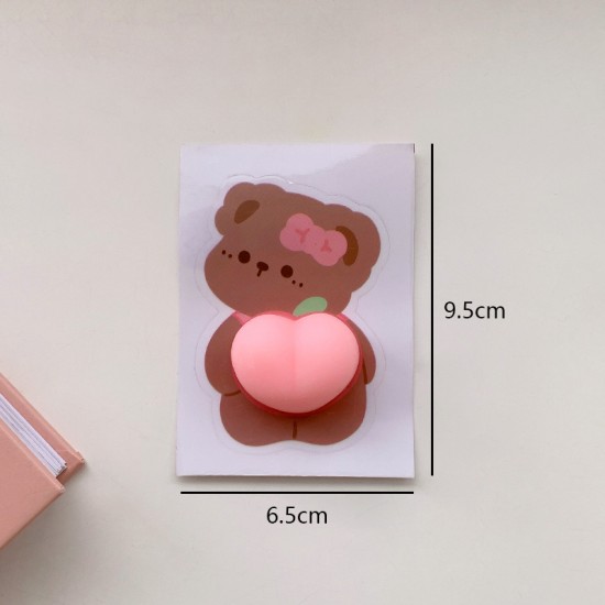 3D立體汽車防撞貼紙 汽車防刮保護貼 多功能立體屁股造型矽膠貼