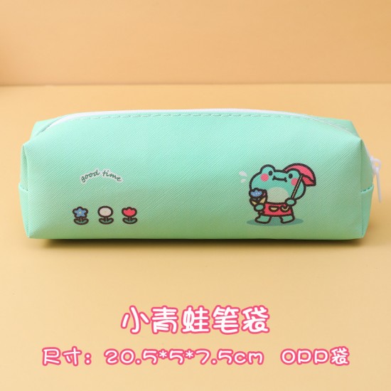 可愛動物PU筆袋 鉛筆文具收納袋 隨身鉛筆盒 文具禮品