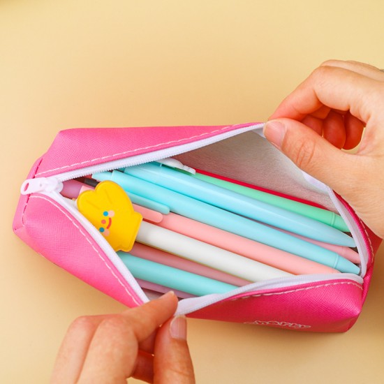 可愛動物PU筆袋 鉛筆文具收納袋 隨身鉛筆盒 文具禮品