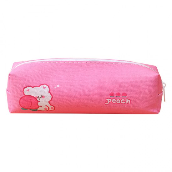 可愛動物PU筆袋 鉛筆文具收納袋 隨身鉛筆盒 文具禮品