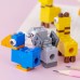 可愛動物拼圖削筆刀 積木鉛筆捲筆刀 學生獎品 文具禮品 削筆器
