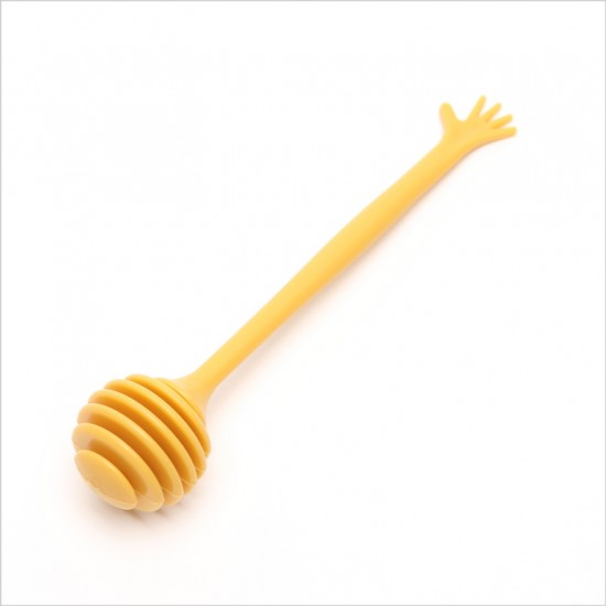 創意長柄蜂蜜攪拌棒 北歐色蜂蜜攪拌器 手掌造型長柄攪拌棒