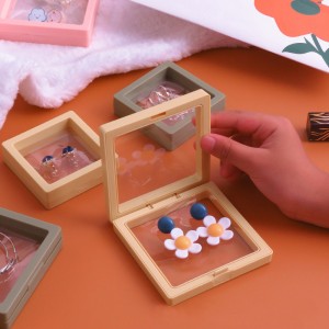 透明PE首飾盒 壓克力耳環戒指手鍊項鍊收納盒 防氧化收納盒